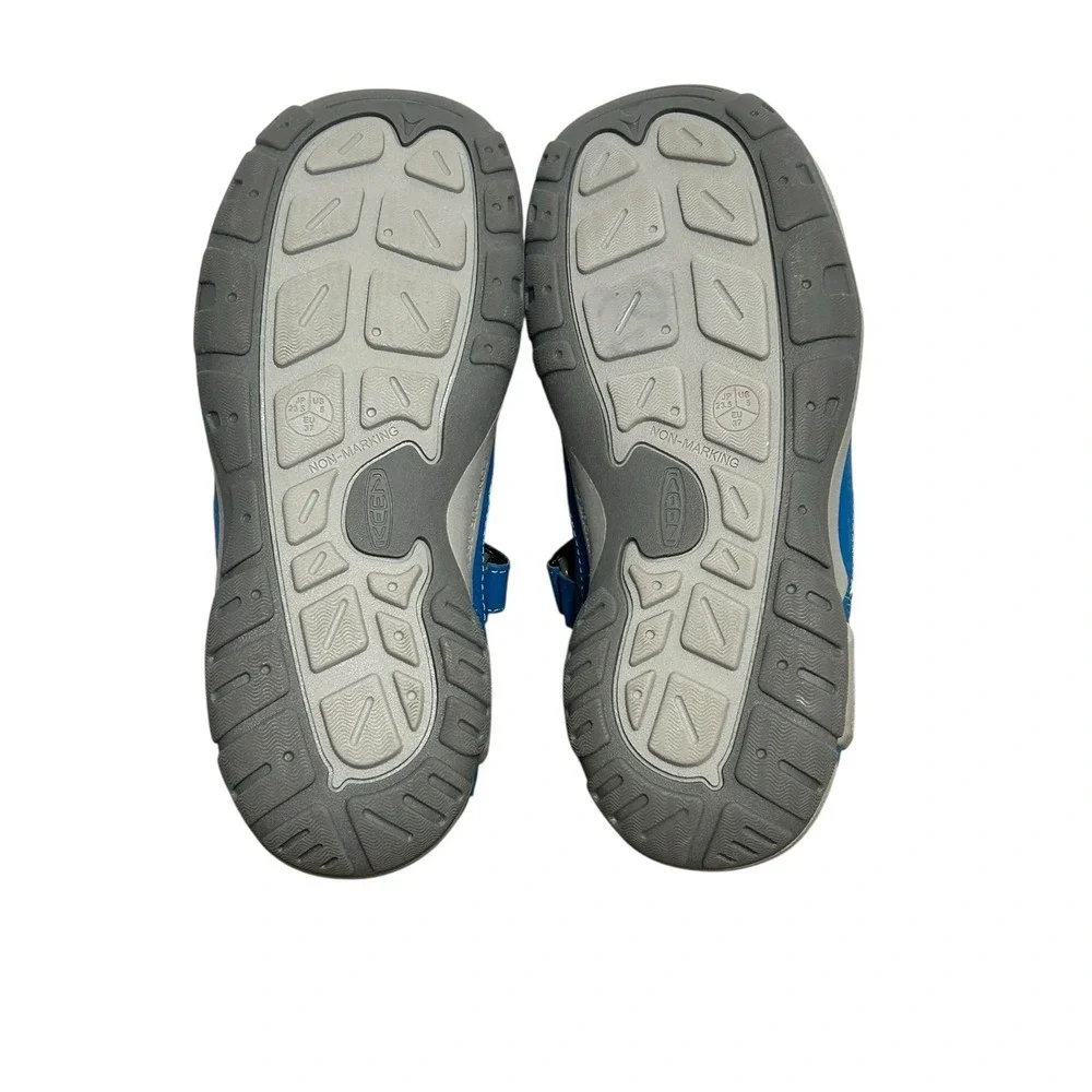 Keen Knotch Hollow Kids Youth Size 5 Shoes Outdoors Hiking Sneaker Washable Blue
